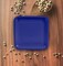 24 Count Purple Square Paper Dinner Plates 9" Disposable Party Plates